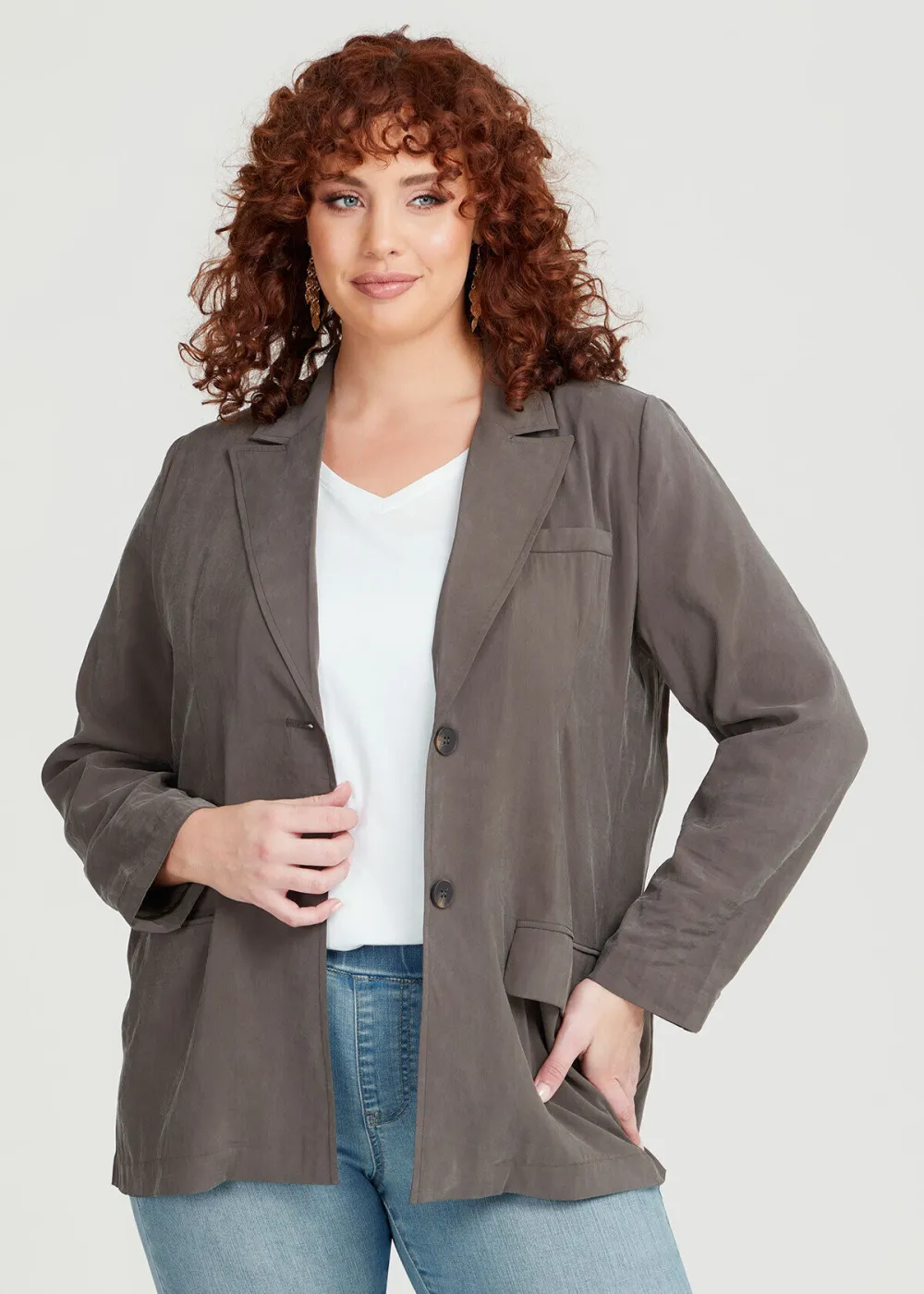 Natural Relaxed Blazer