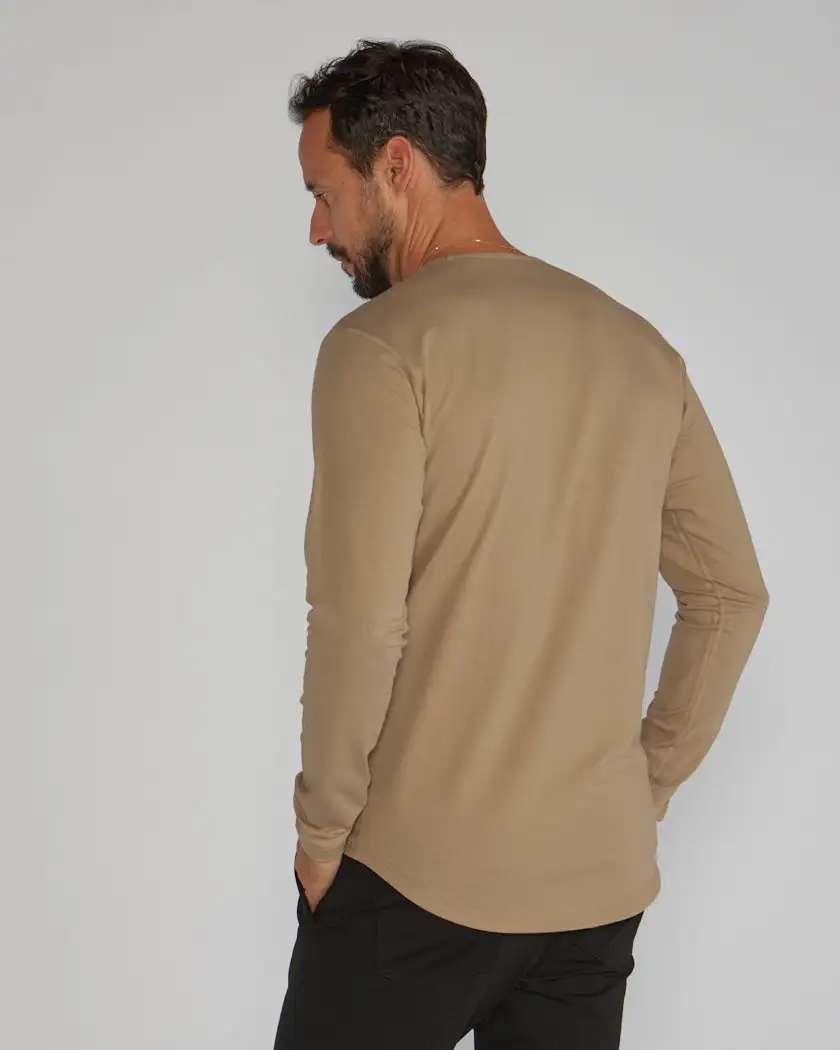 Drop-Cut Long Sleeve: Lux