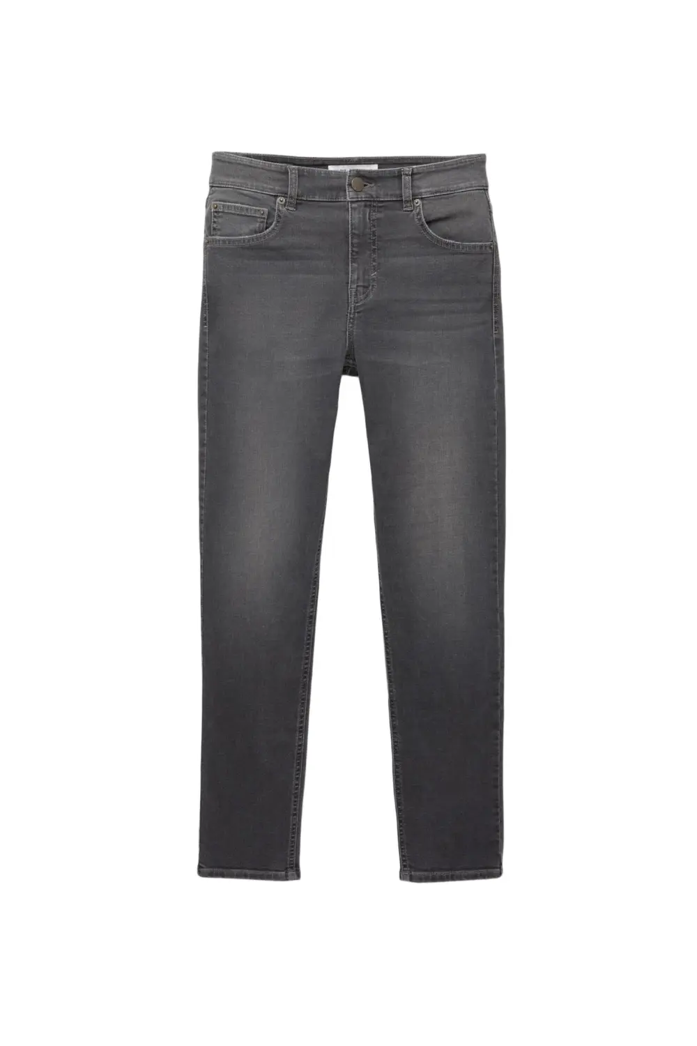 Jeans skinny tiro medio