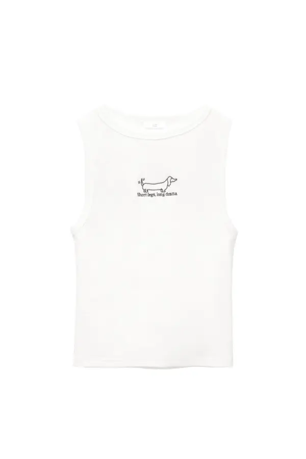 Sausage dog tank top