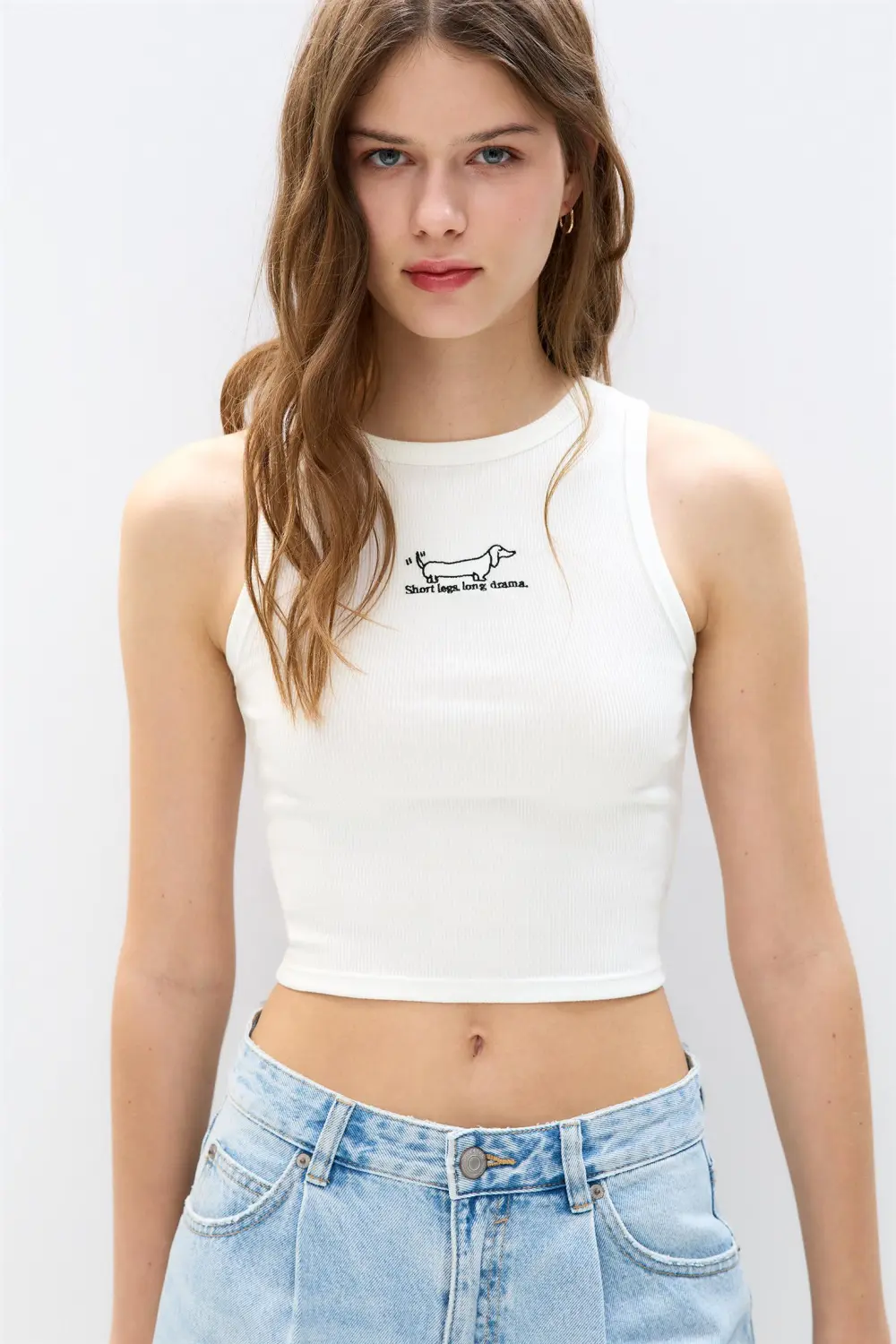 Sausage dog tank top