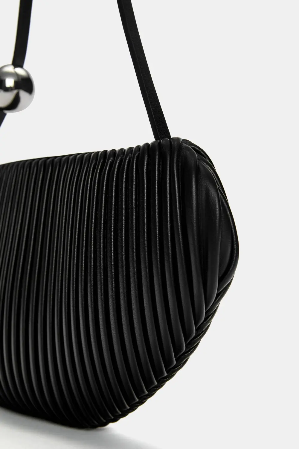 Bolso de hombro pliegues piel Chet Lo