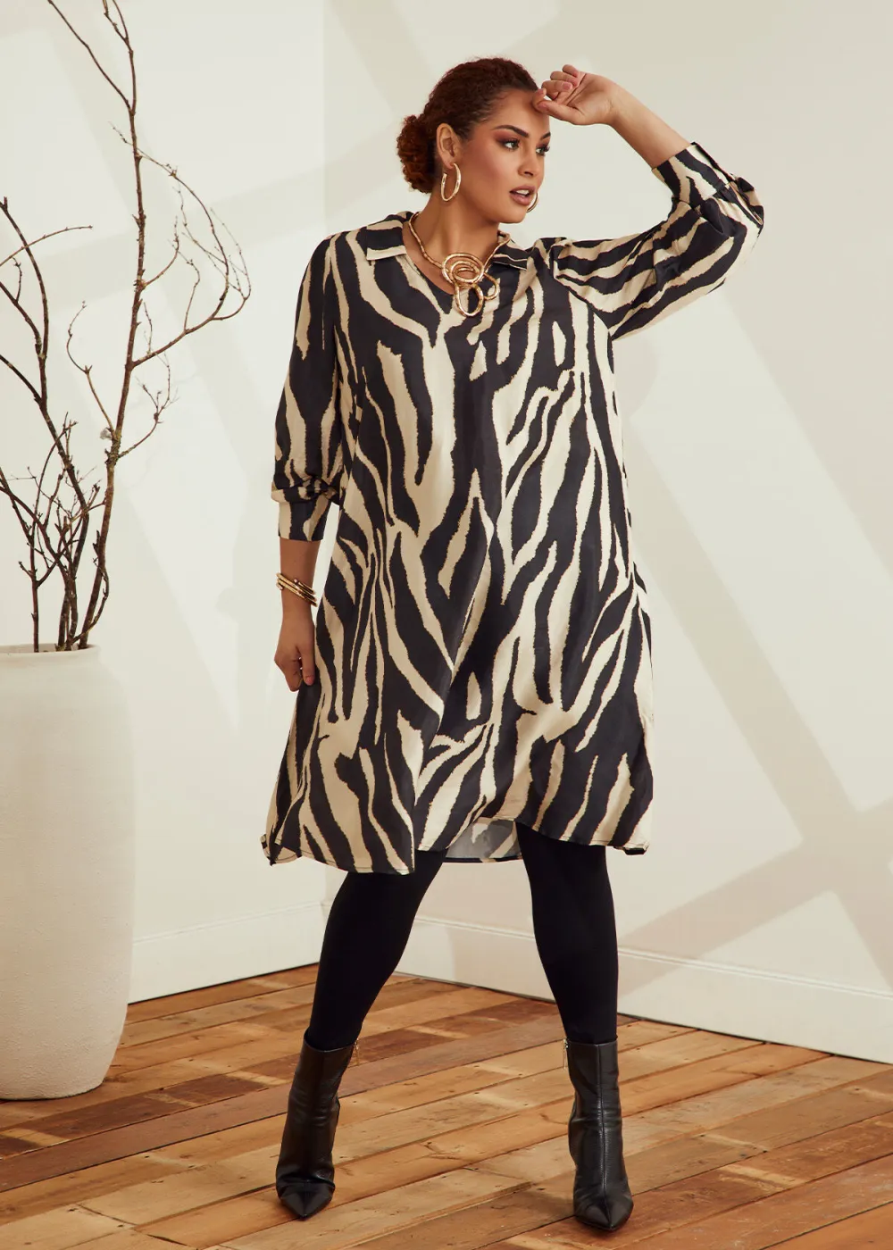 Natural Zebra Brighter Days Dress