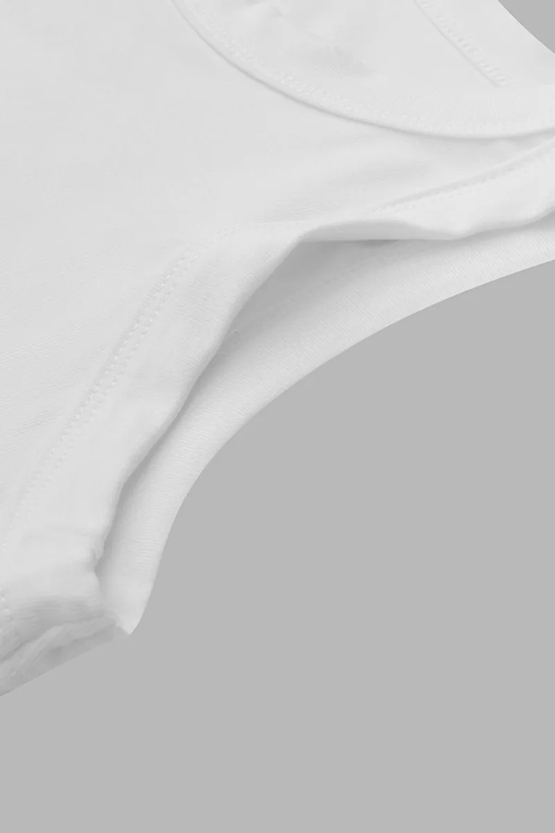 Solid Rib-Knit Round Neck Tank Top