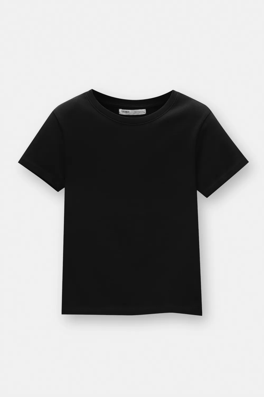 Camiseta básica ajustada manga corta