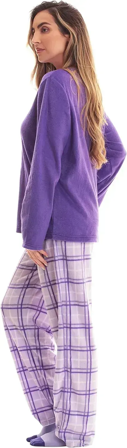 Women’s Pajama Pant Set - Nightgown with Matching Socks
