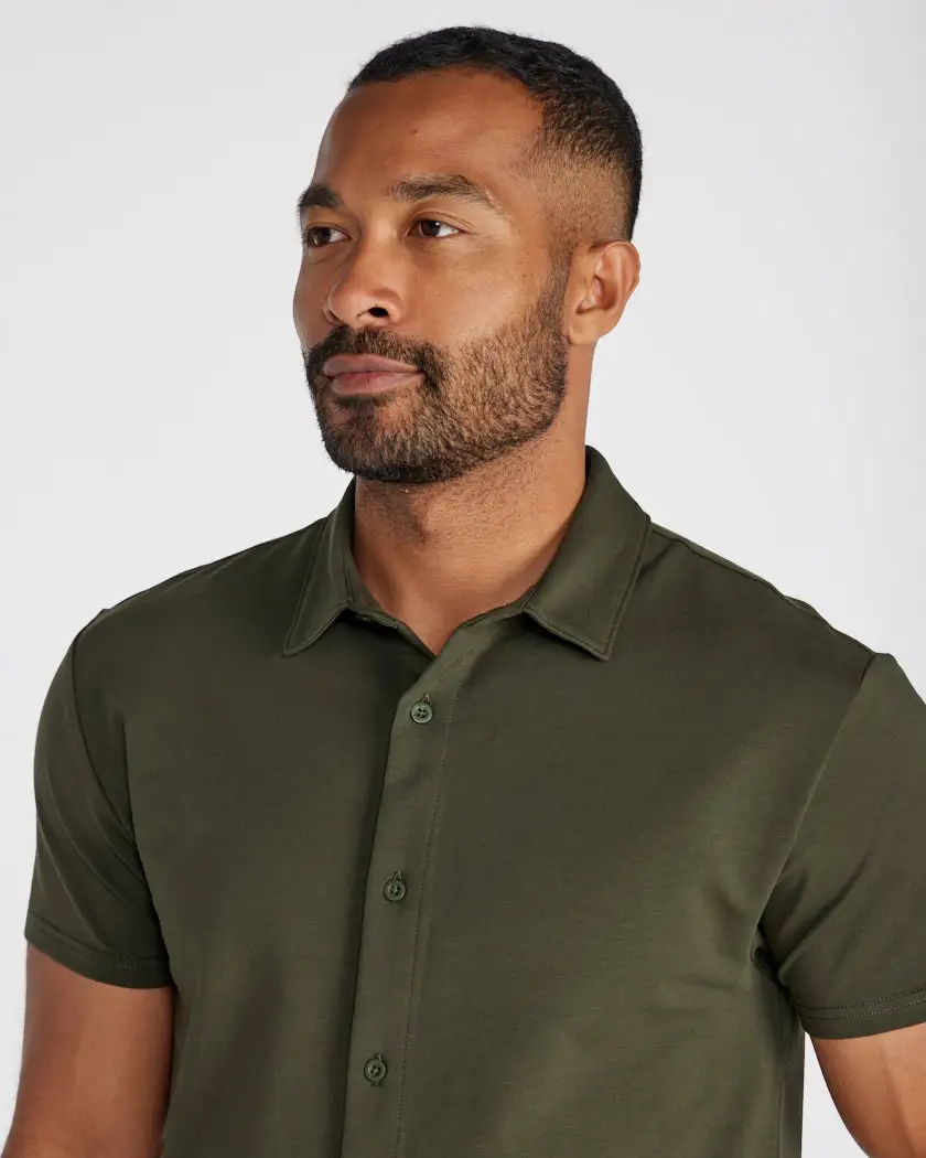 Lux Short Sleeve Button Down