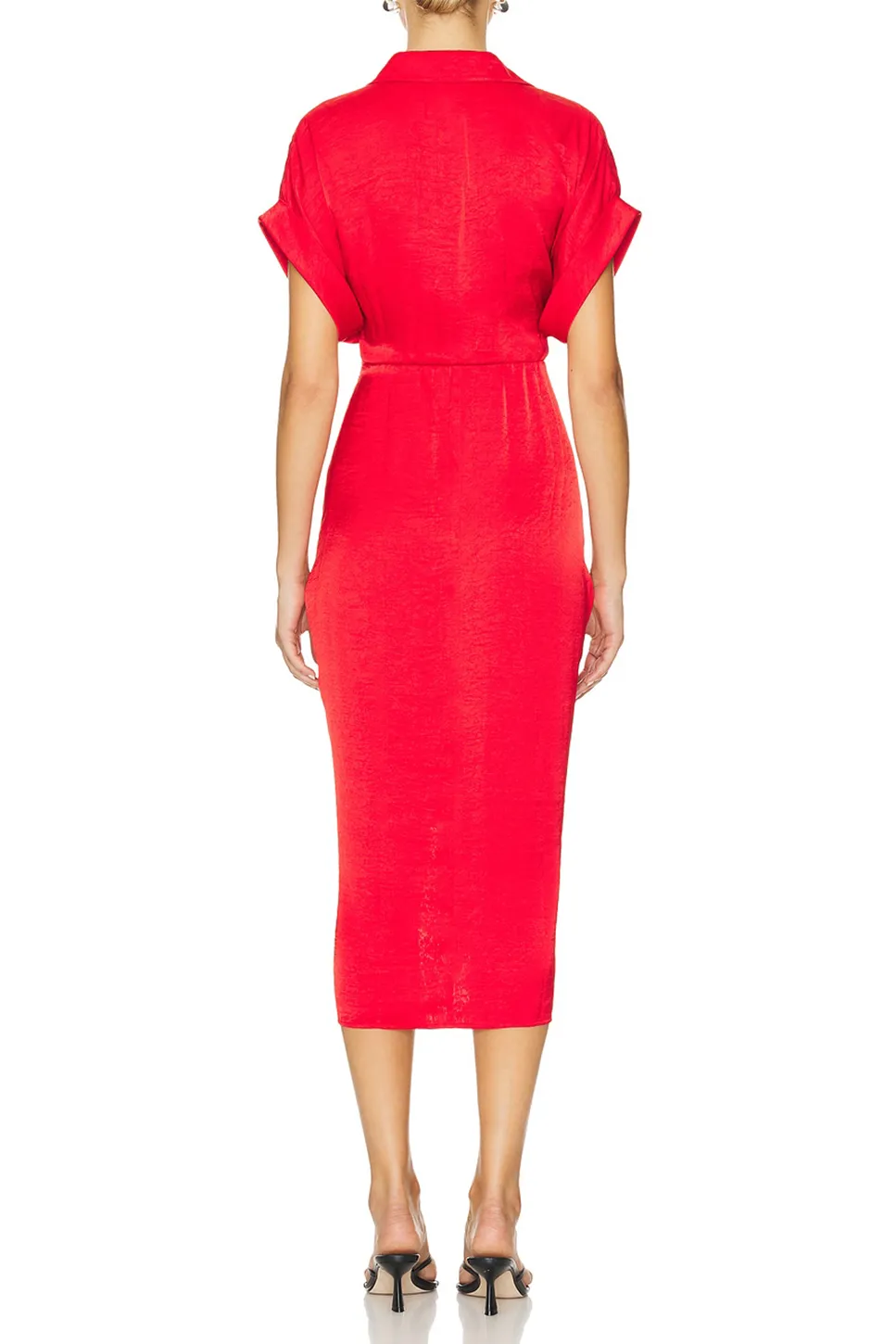 Midi True Red Dress