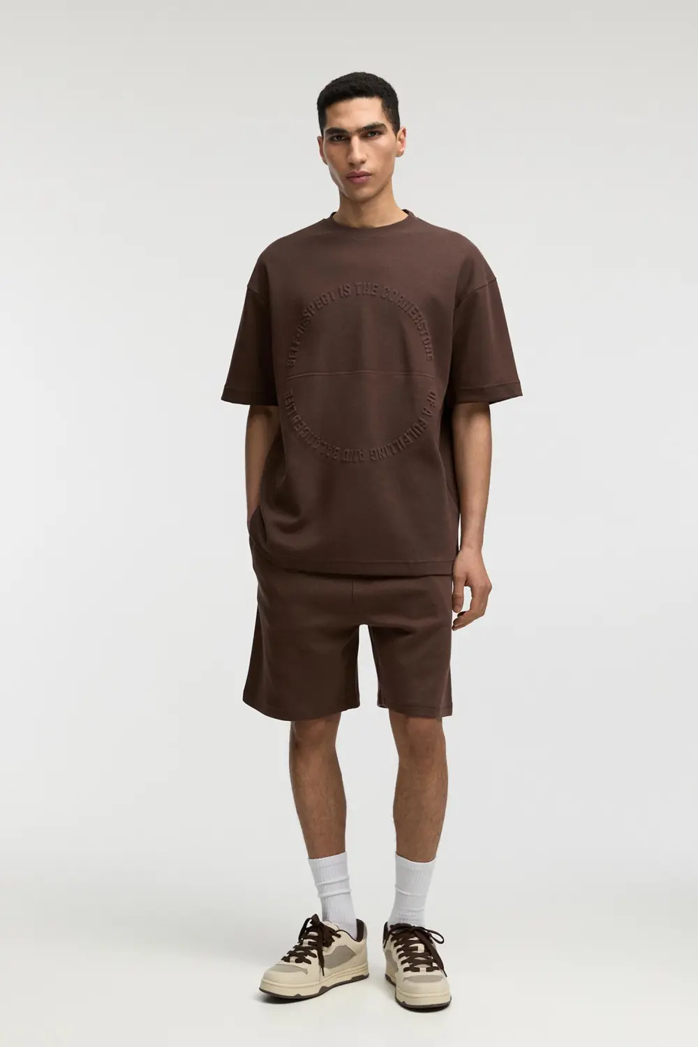 Short sleeve sweatshirt