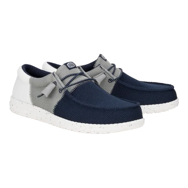 Wally Tri Varsity Mesh - Navy/Grey