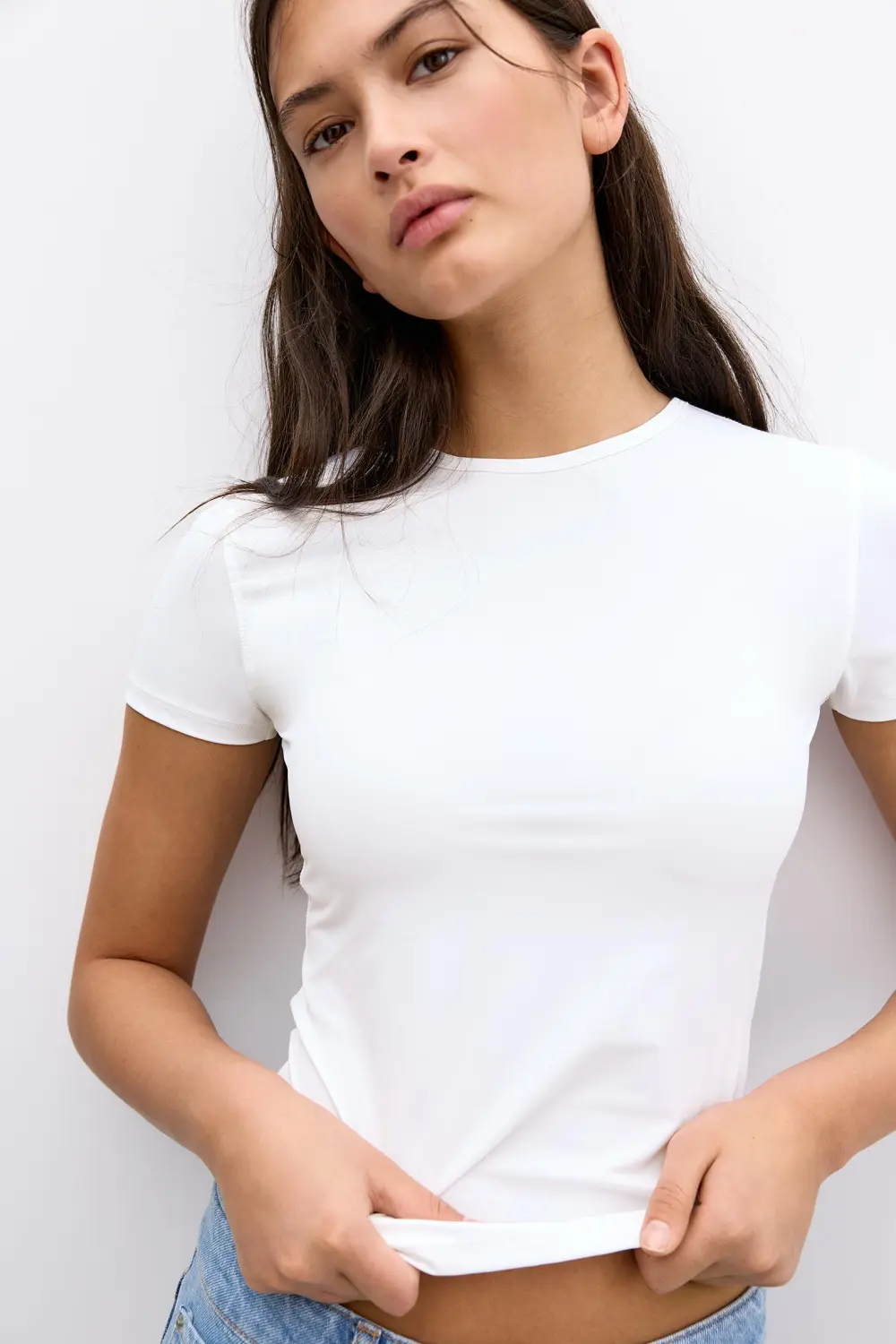 Camiseta poliamida manga corta