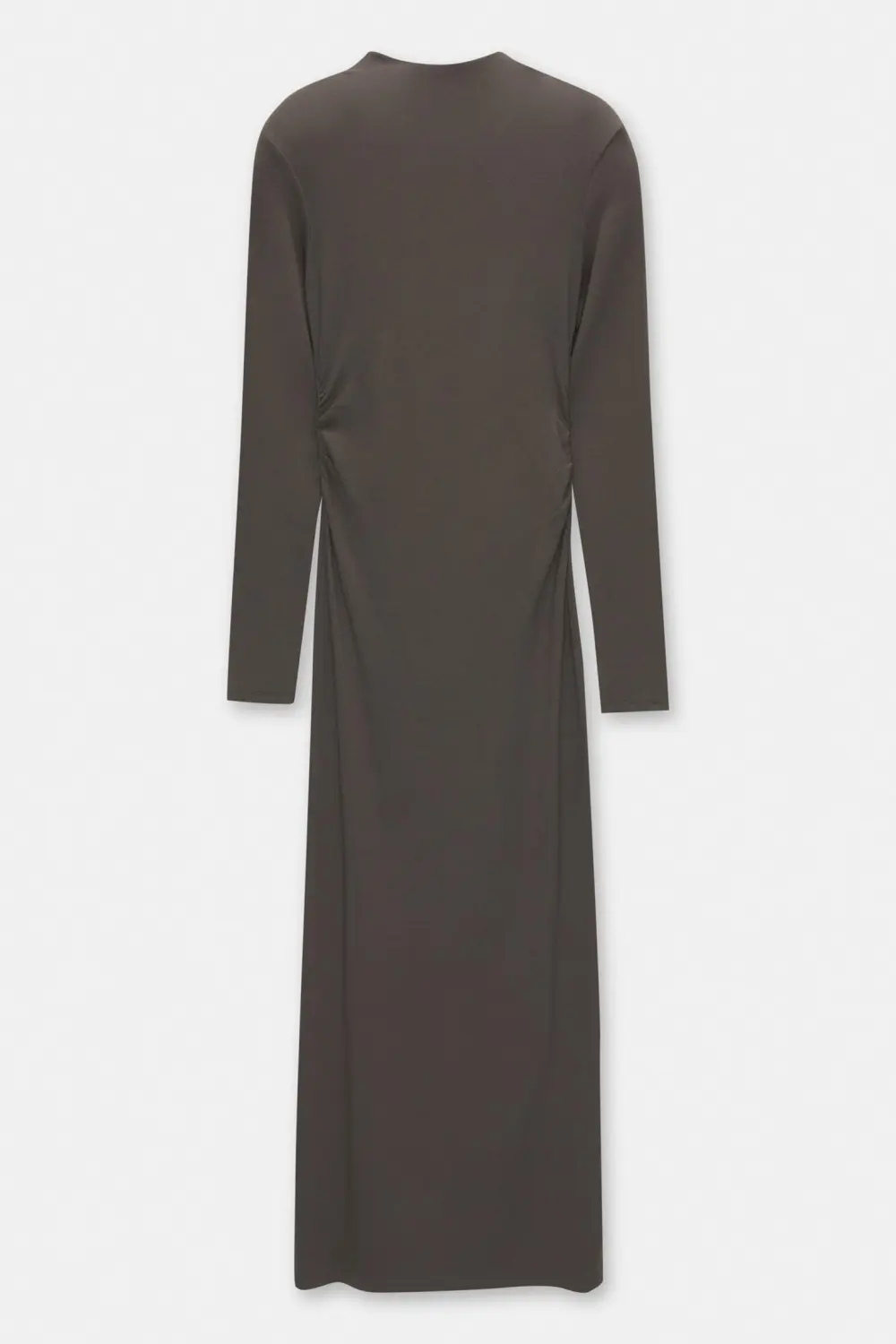 Vestido midi manga larga