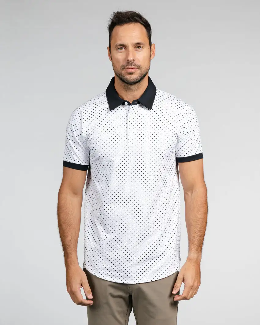 Drop-Cut: Lux Dotted Polo
