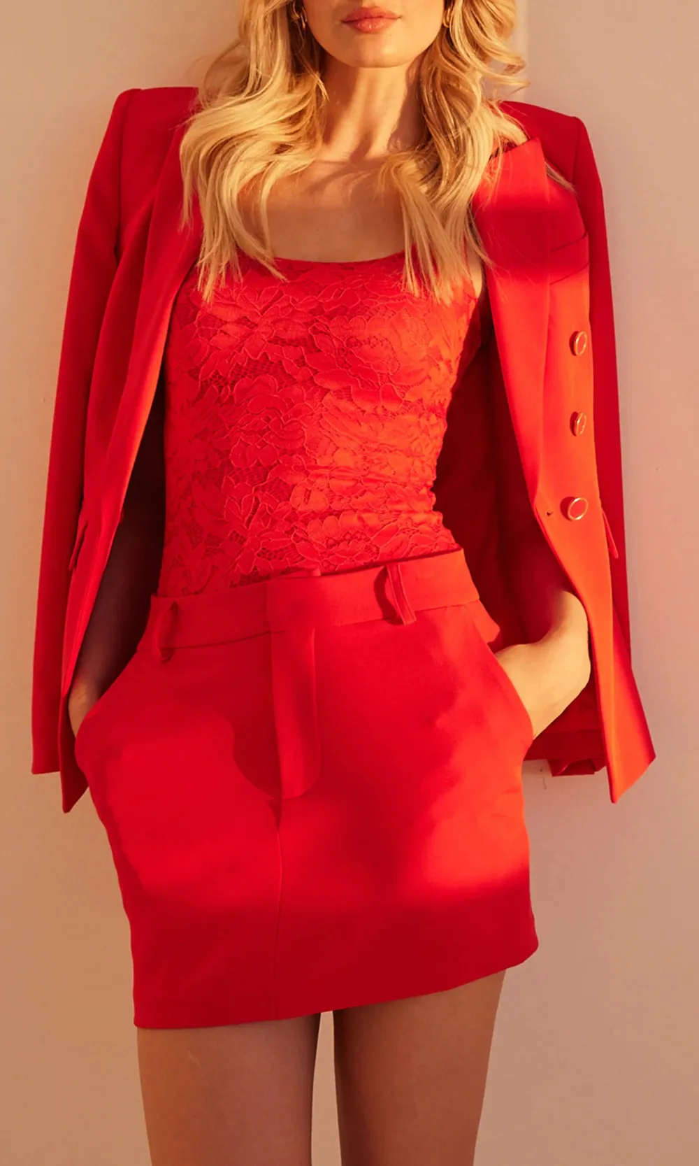 Daphne Crepe Skirt