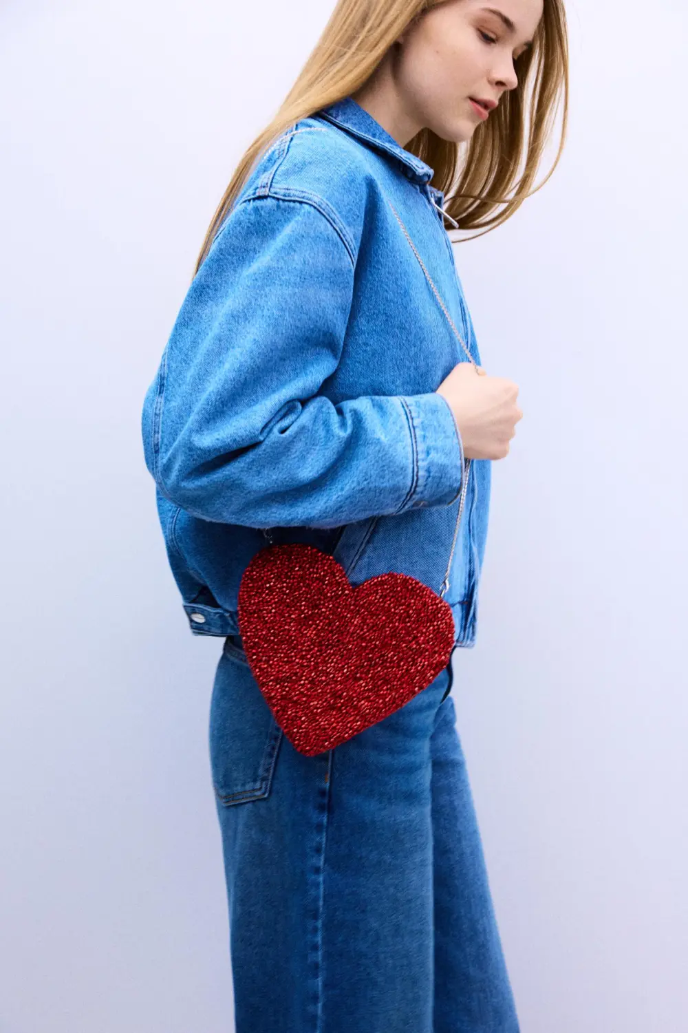 Bolso bandolera corazón