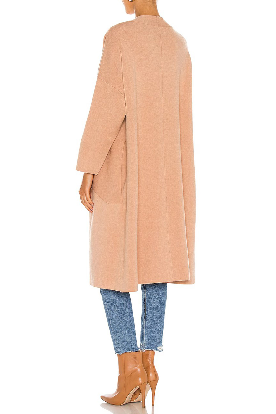 Geometric Print Duster Knit Cardigan