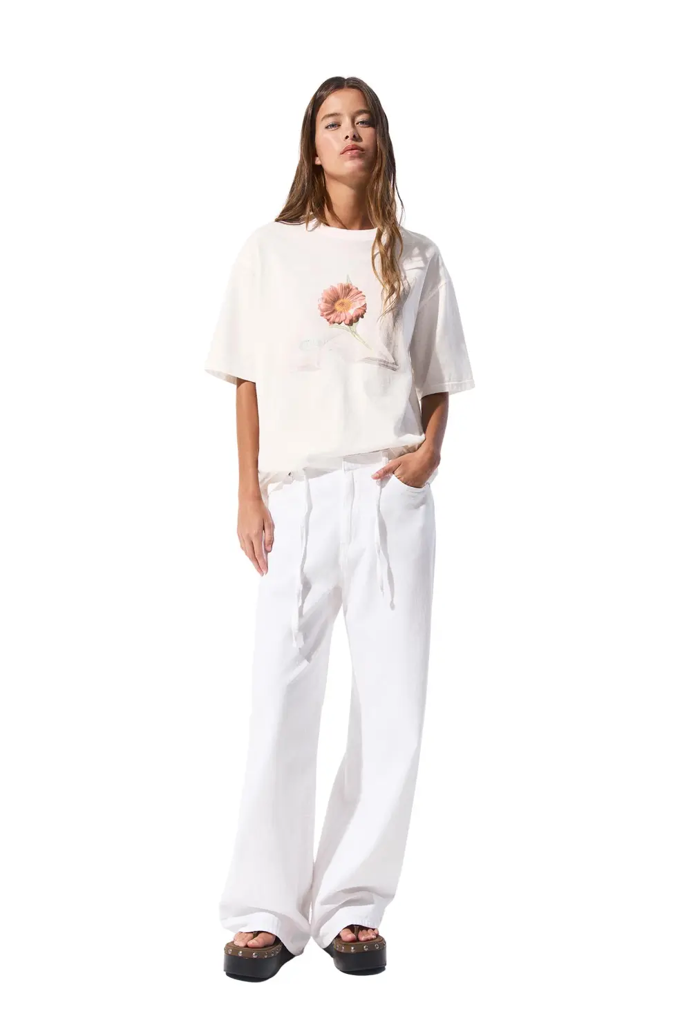 Camiseta flor