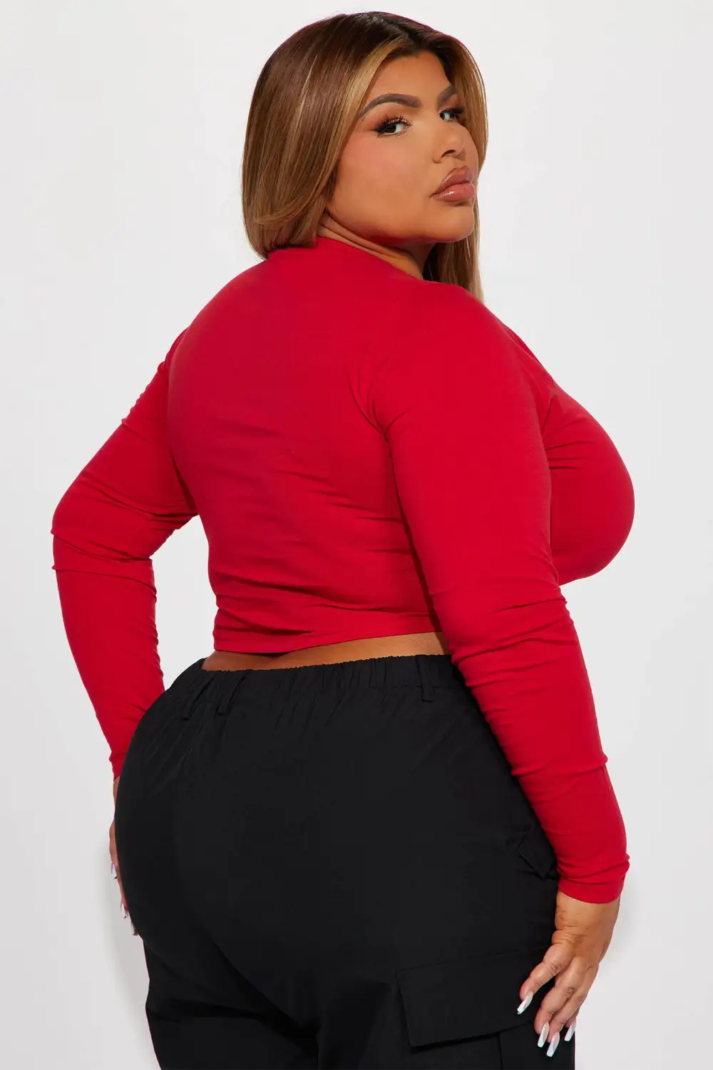 Robin Long Sleeve Top - Red