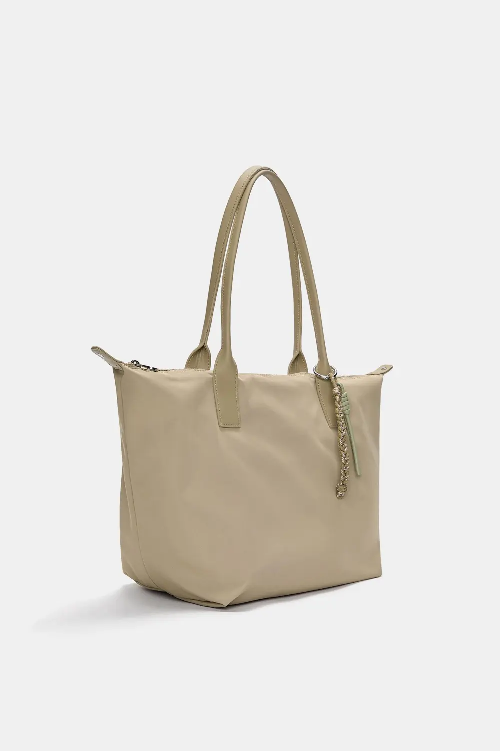 Bolso shopper nylon adorno