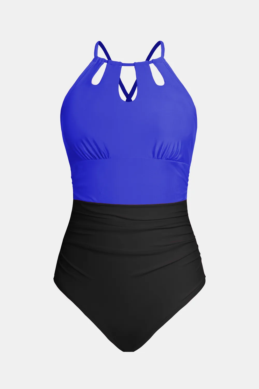 Keyhole Tunnelled One Piece Swimsuit