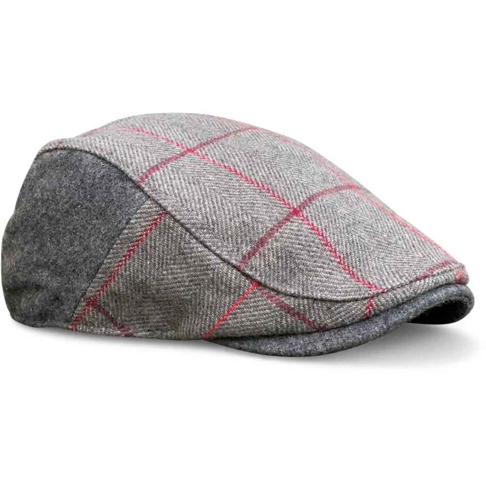 The Whiskey Boston Scally Cap - Cherry Oak Plaid