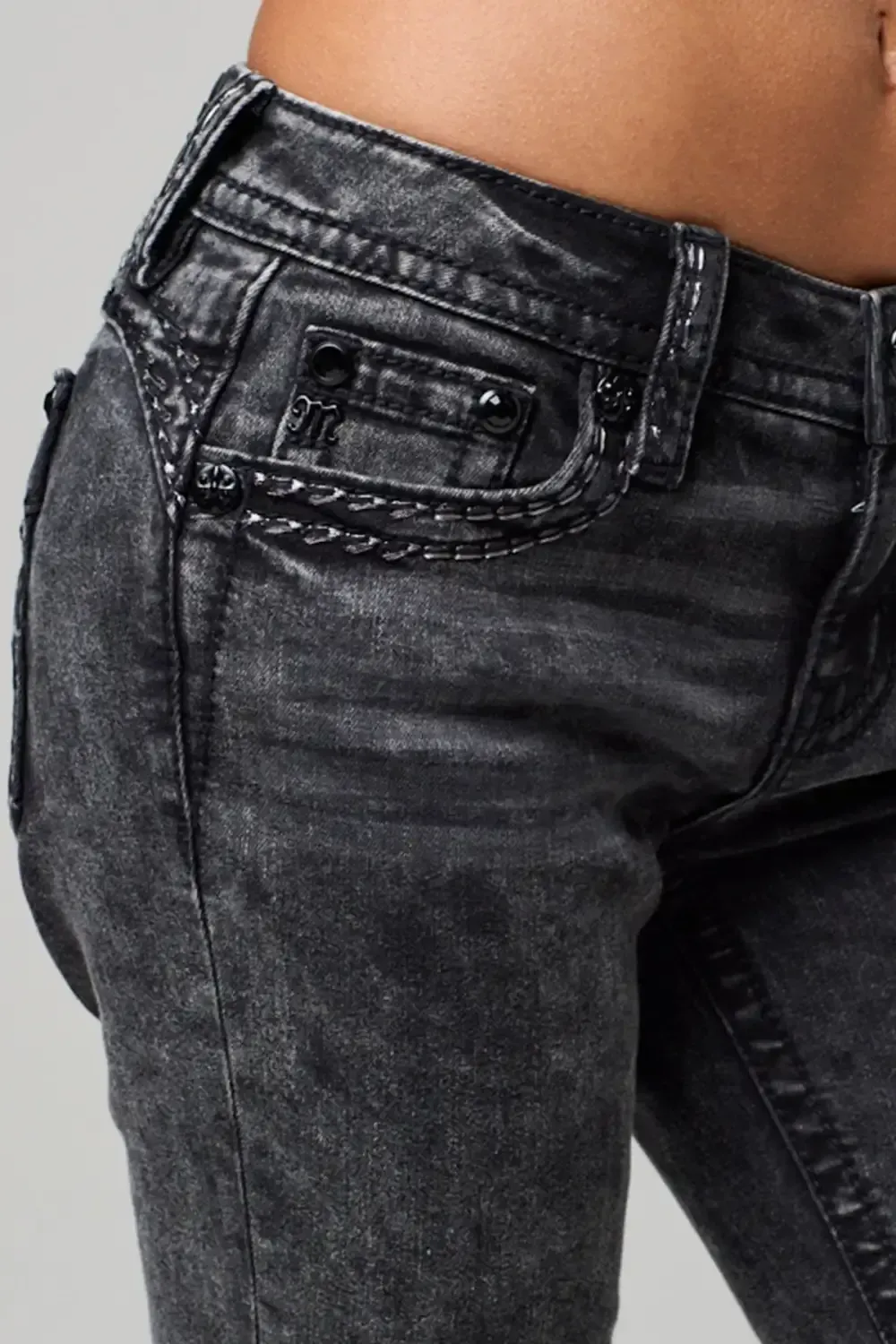 Zandra Stitched Bootcut Jeans