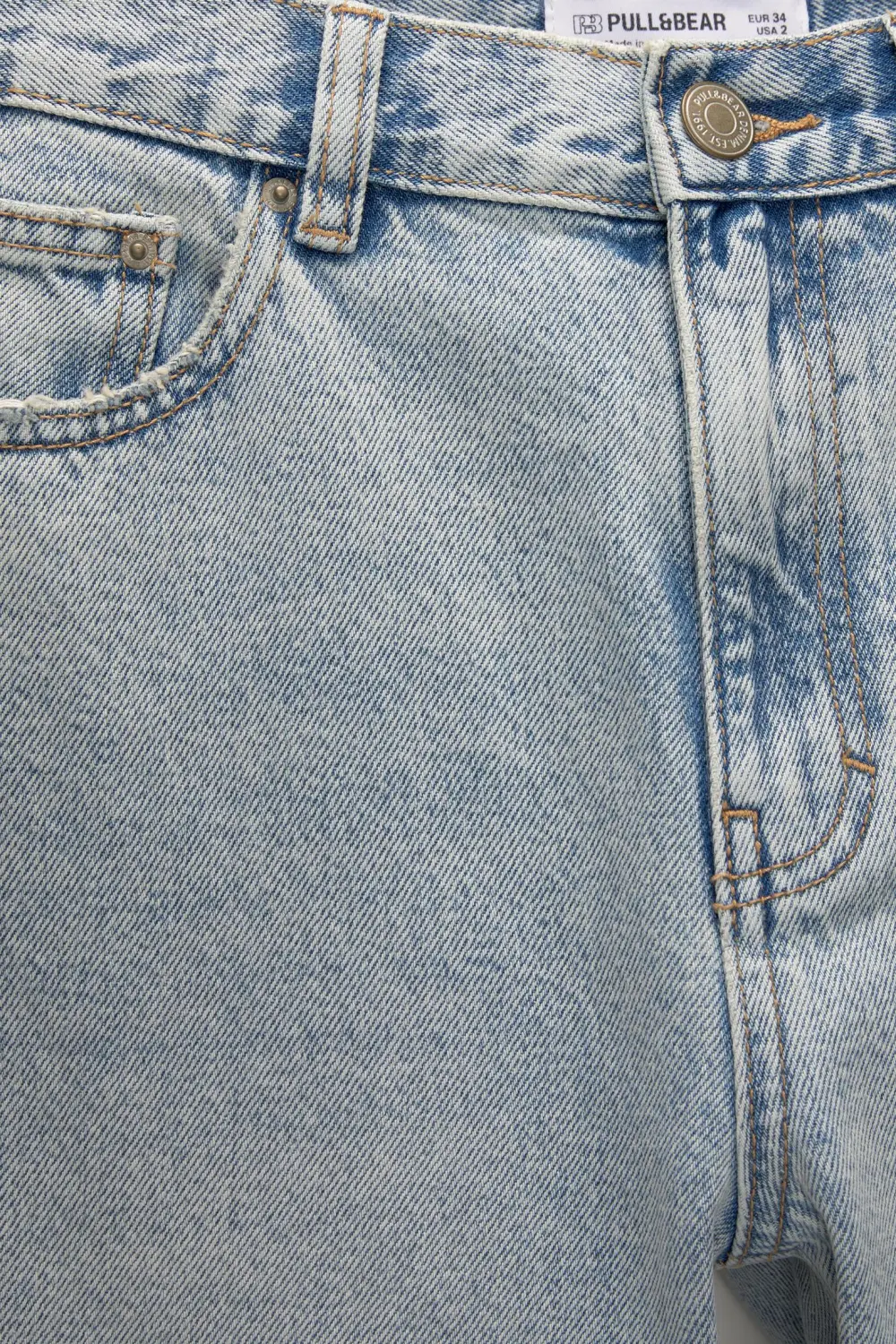Jeans mom tiro alto