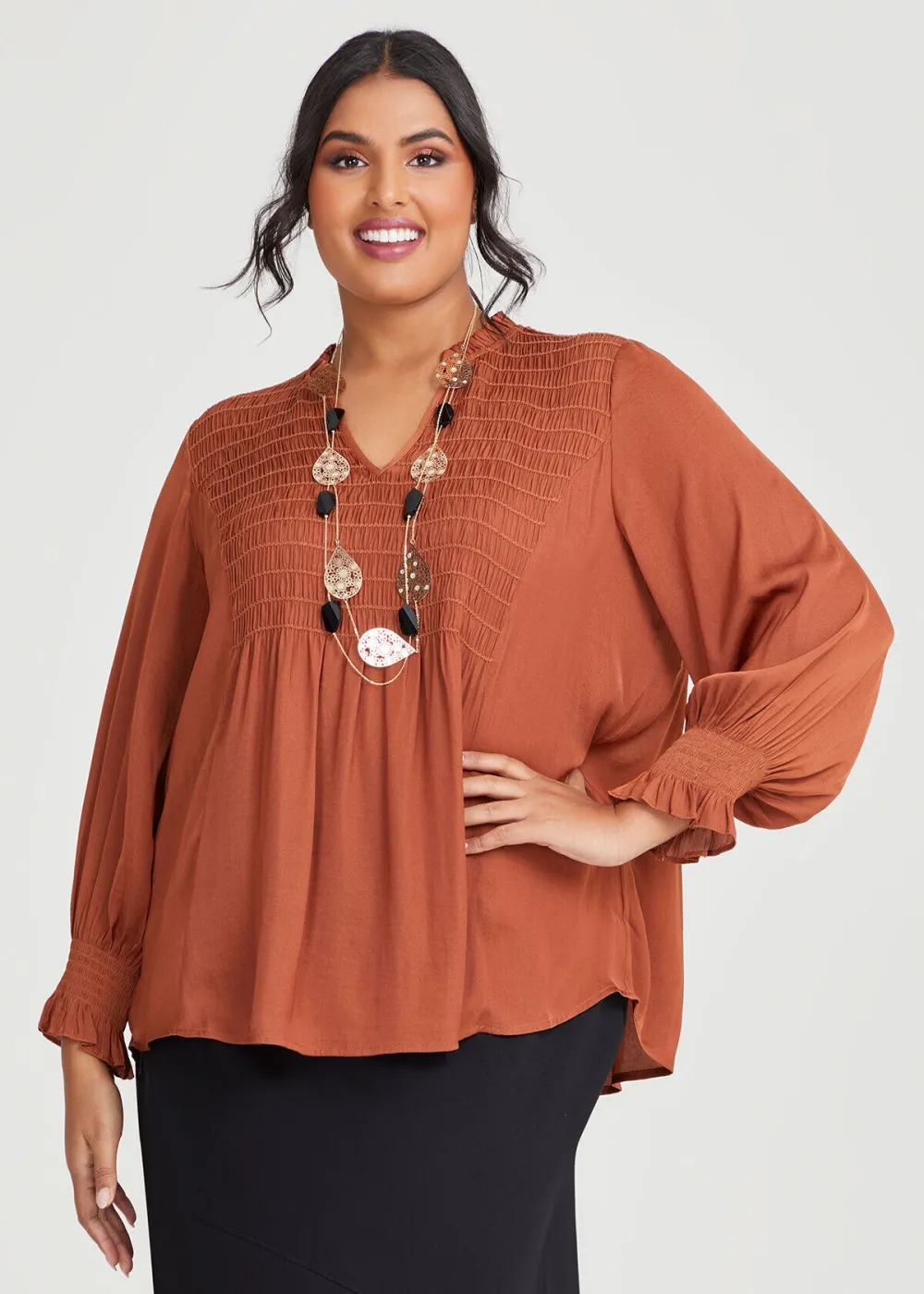 Luxe Willow Drape Top