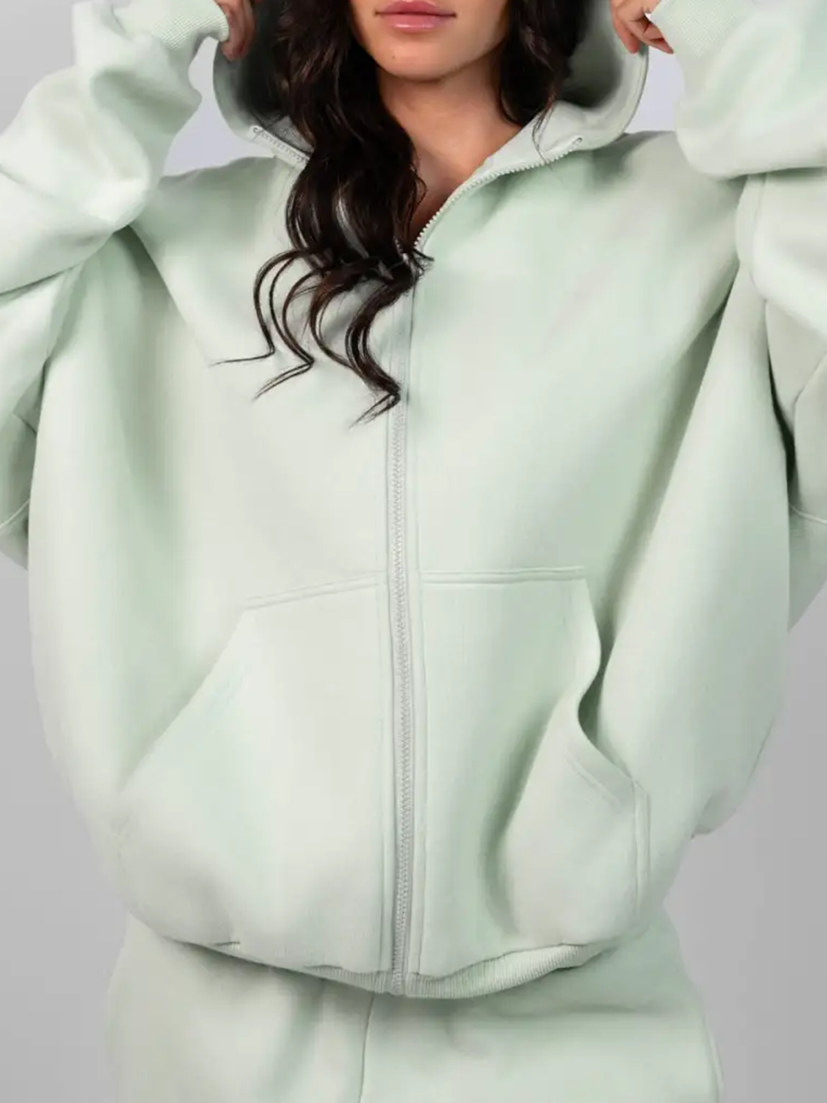 Pastel Zip Hoodie