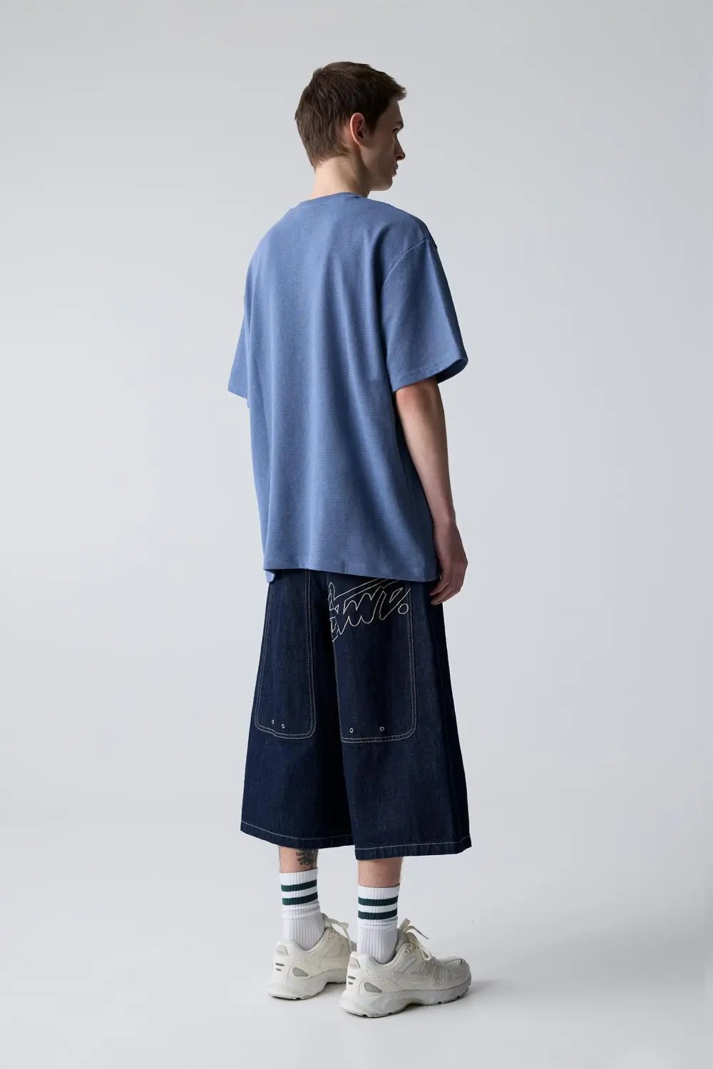 Basic short sleeve textured T-shirt