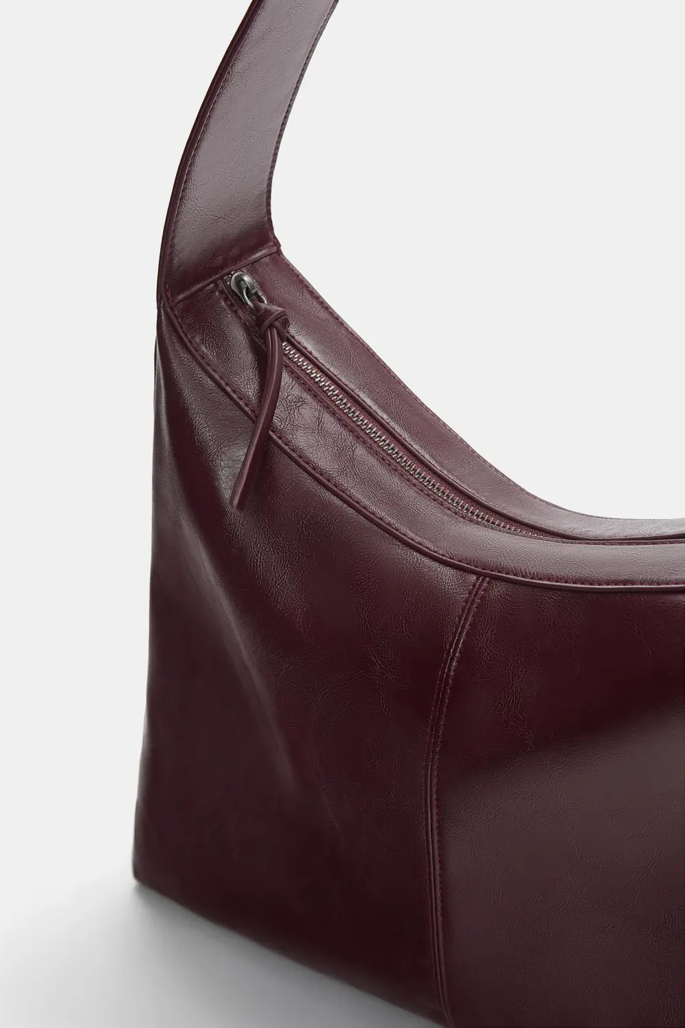 Bolso shopper efecto piel