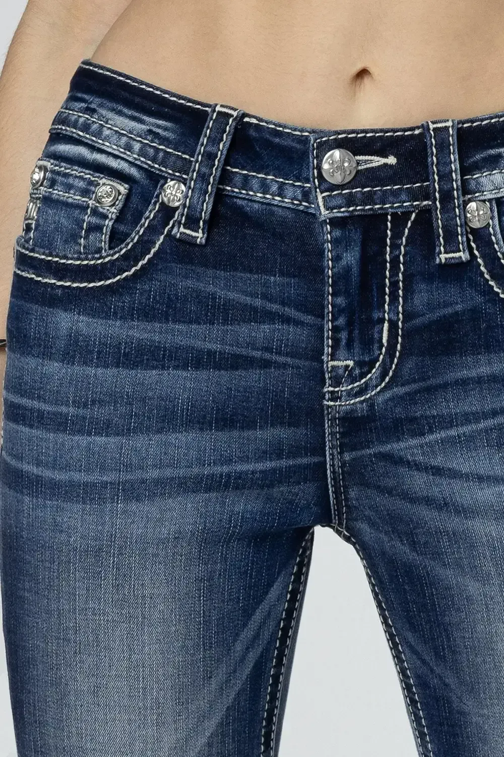 Fleur Glass Bootcut Jeans