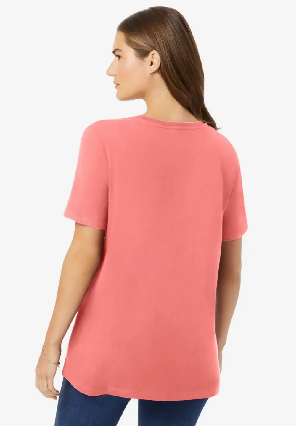 Perfect Short-Sleeve Crewneck Tee