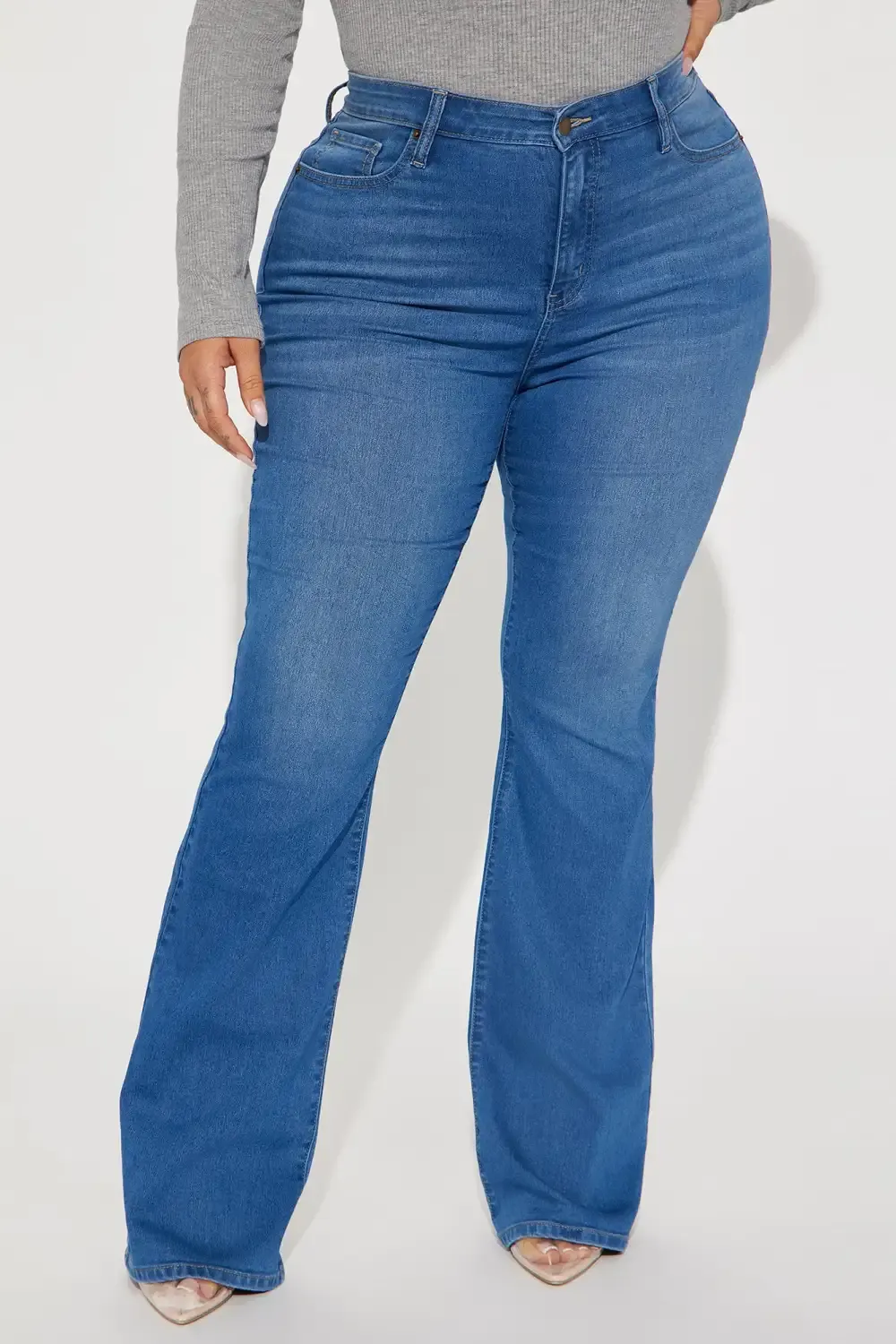 Flex Game Soft Stretch Bootcut Jeans - Medium Wash