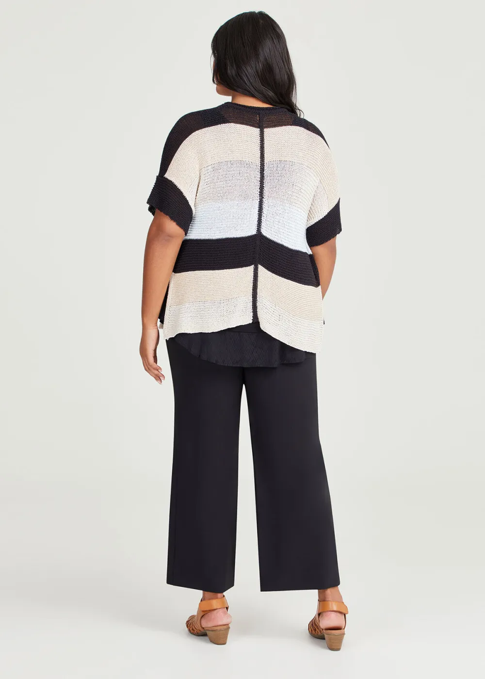 Stripe Lurex Mix Jumper