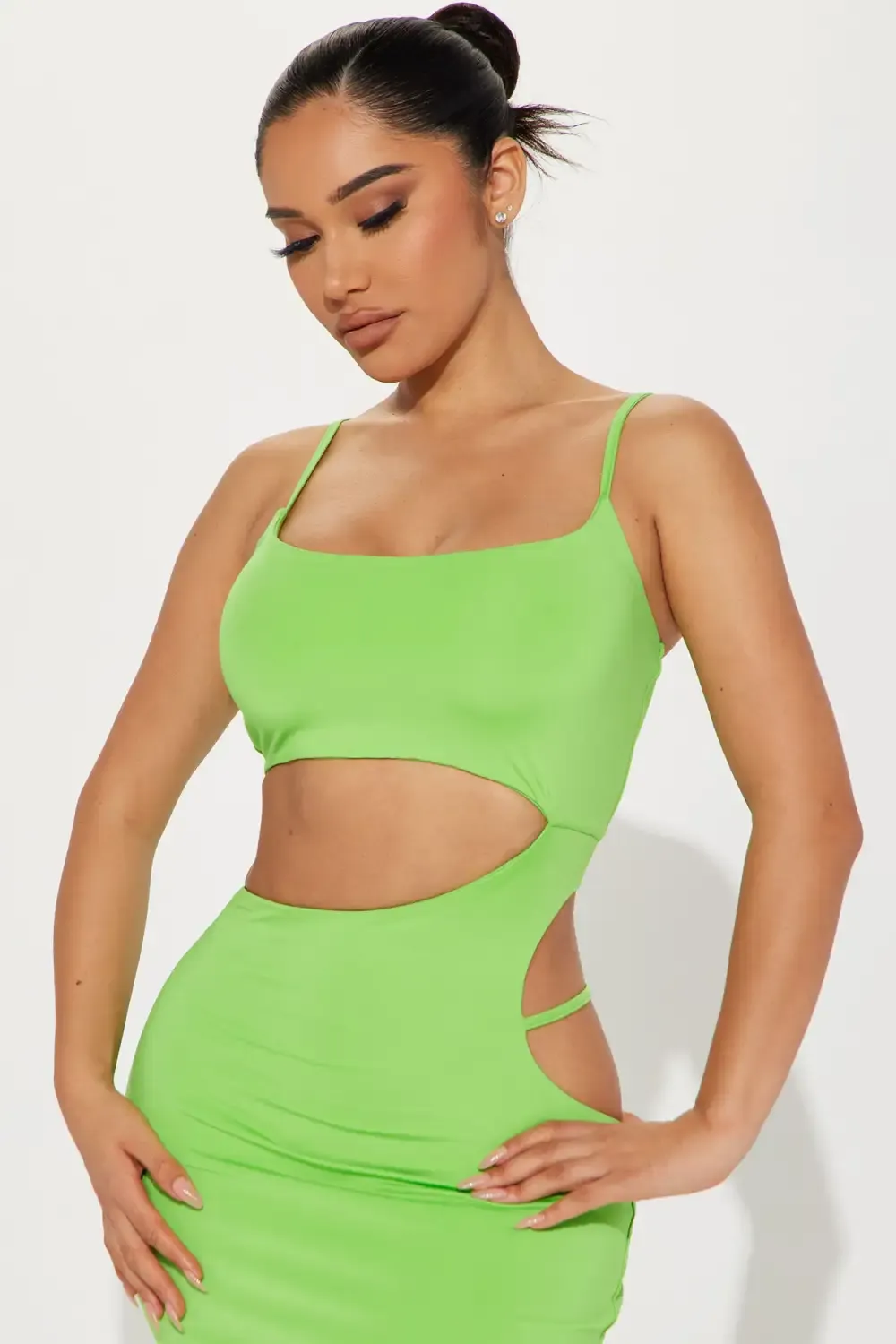 Isabela Midi Dress - Green