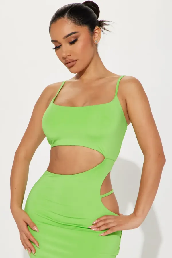 Isabela Midi Dress - Green