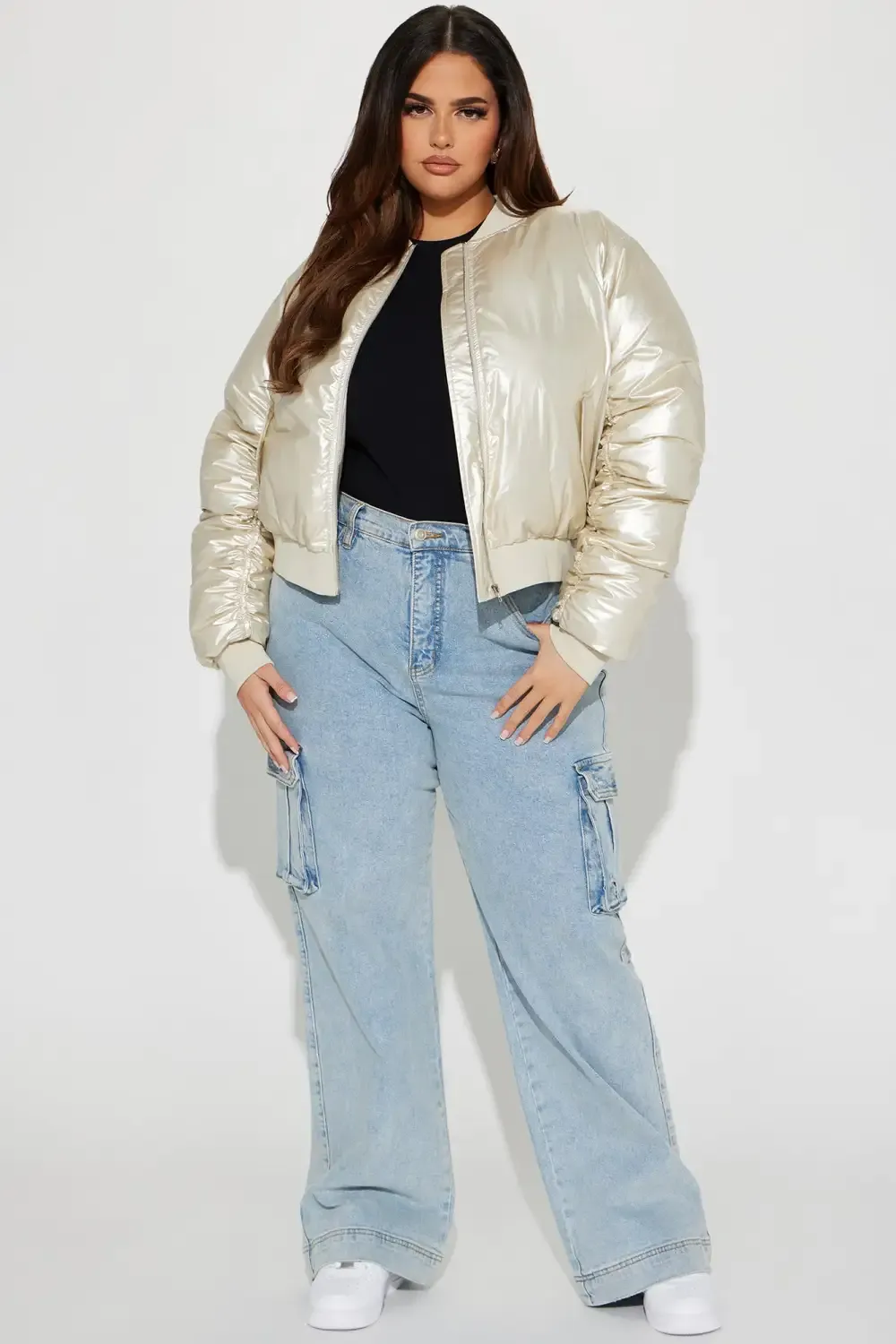 Tap Out Puffer Jacket - Cream