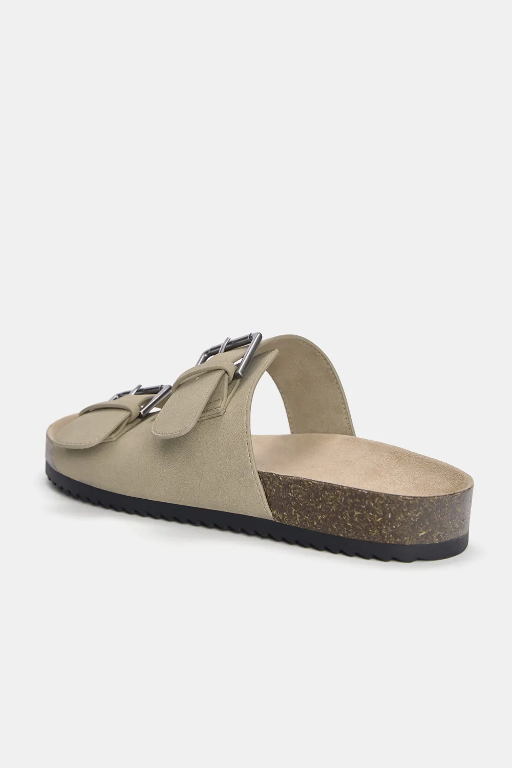 Sandalias planas hebillas