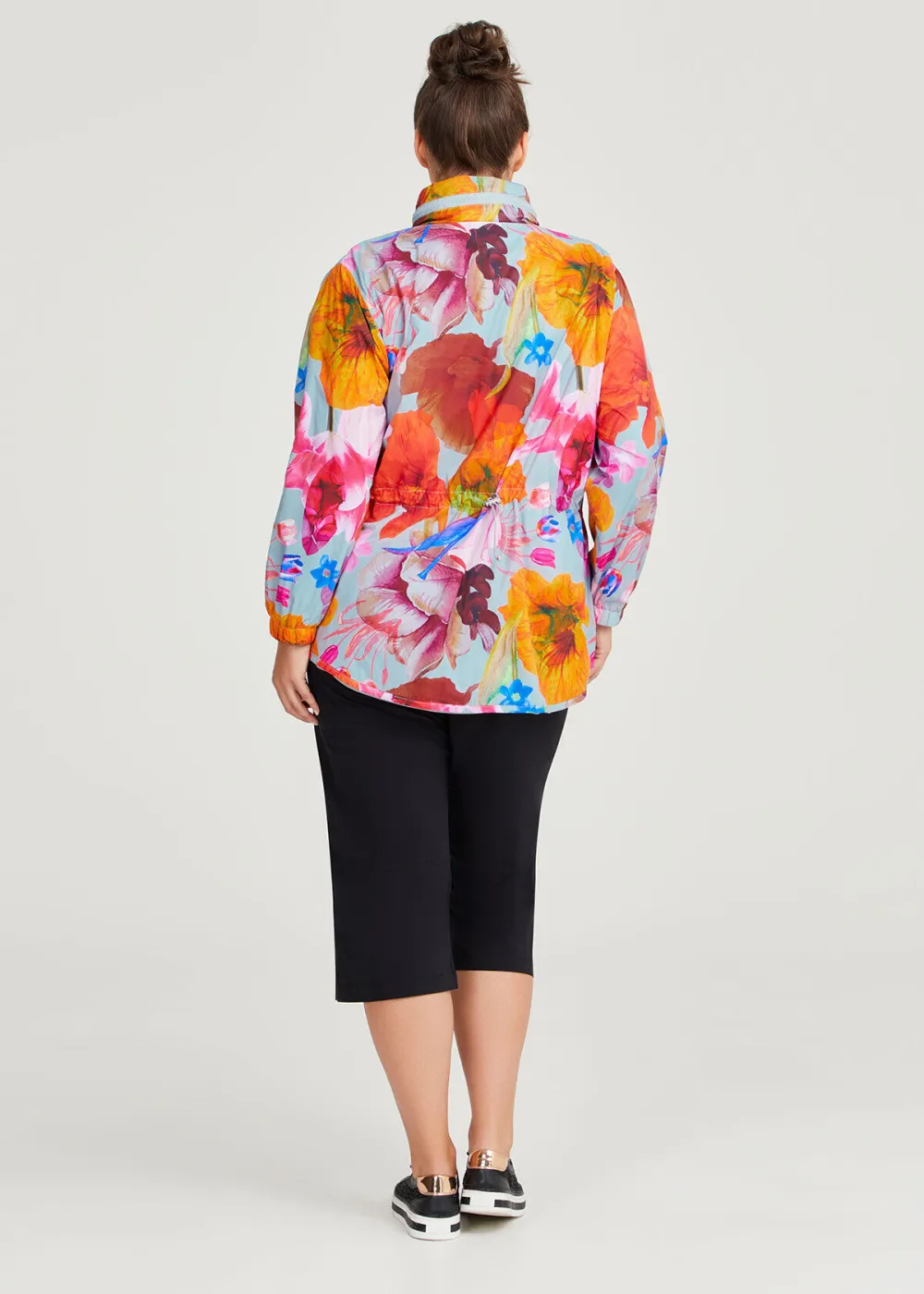 Active Floral Rain Jacket