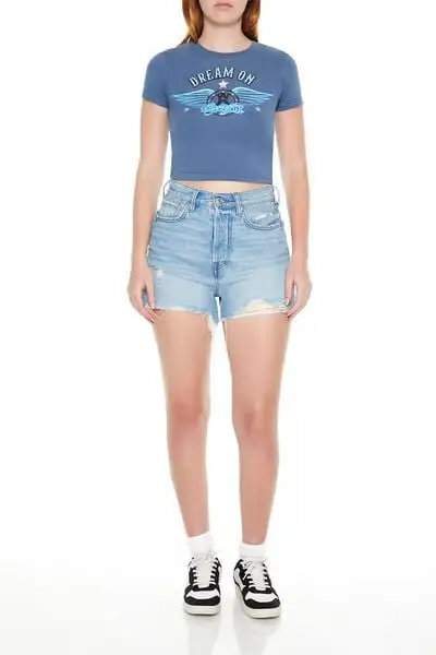 Dream On Aerosmith Crop Top