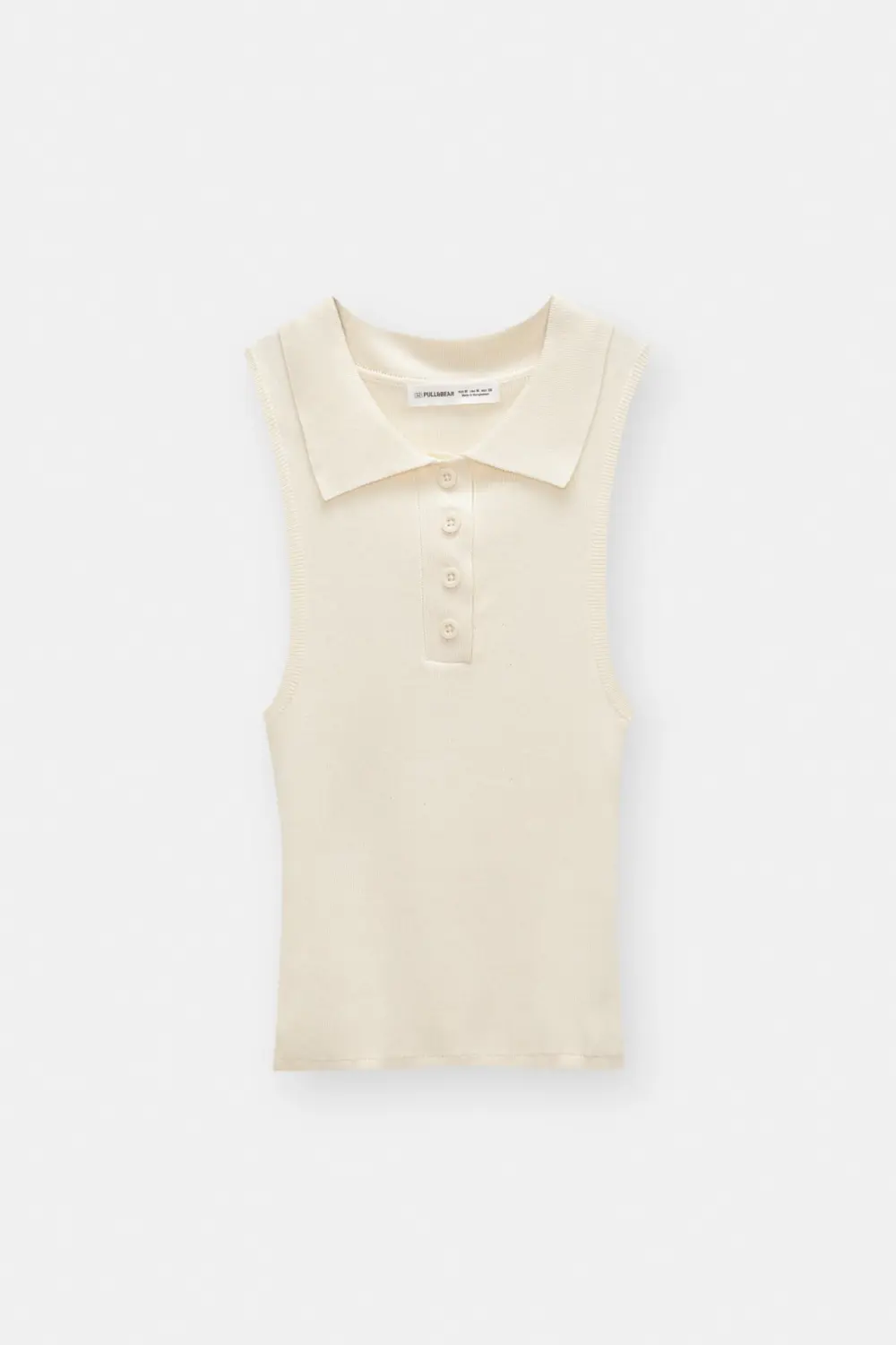Polo collar top