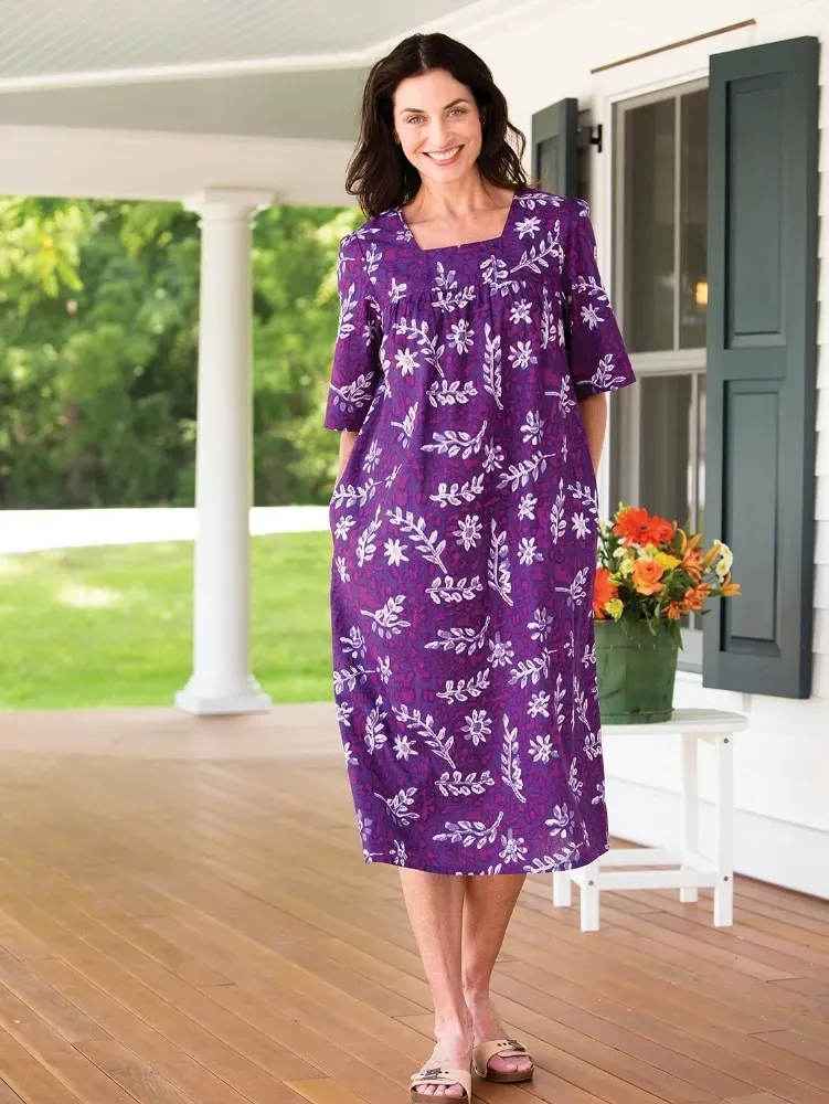 Batik Print Muumuu
