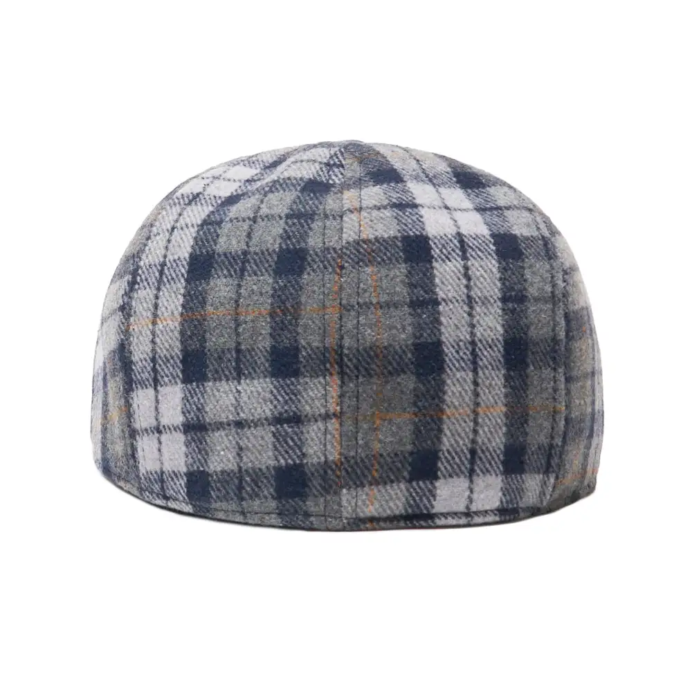 Dustin “The Diamond” Poirier Boston Scally Cap - Blue & Grey Plaid