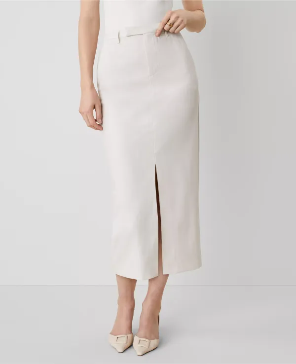 The Trouser Column Midi Skirt