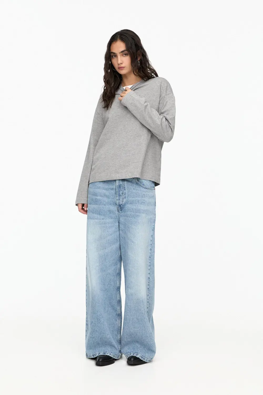 Camiseta manga larga oversize