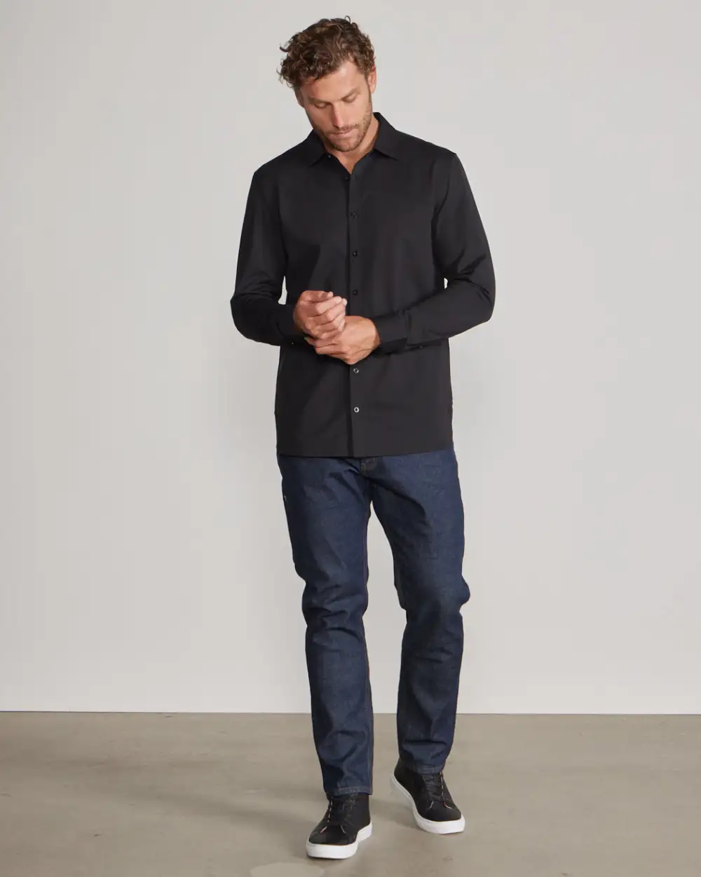 Vista Stretch Long Sleeve Button Down