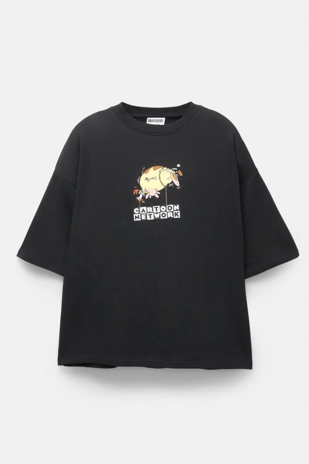 Short sleeve Cow and Chicken sweatshirt
