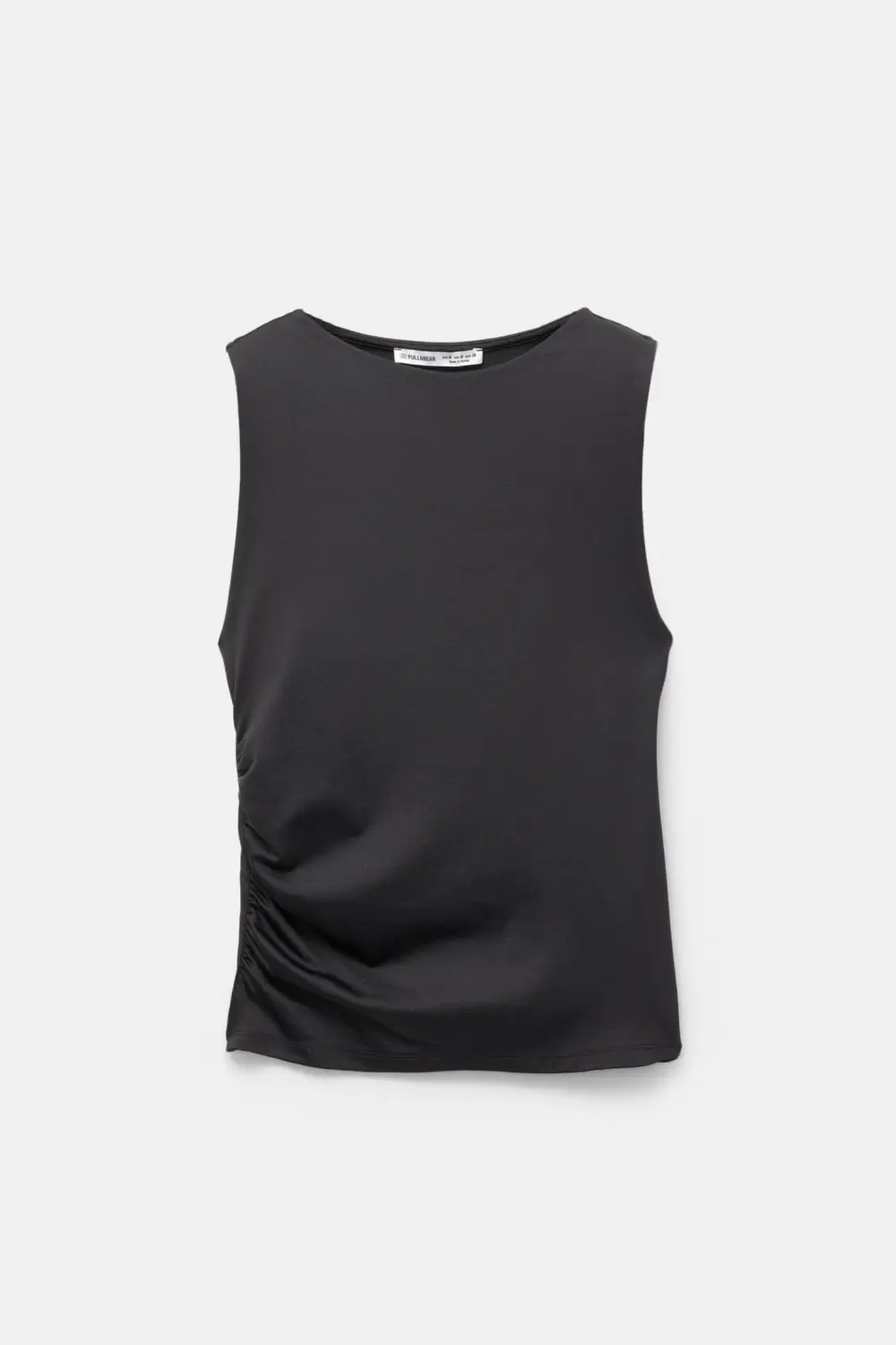 Gathered polyamide top
