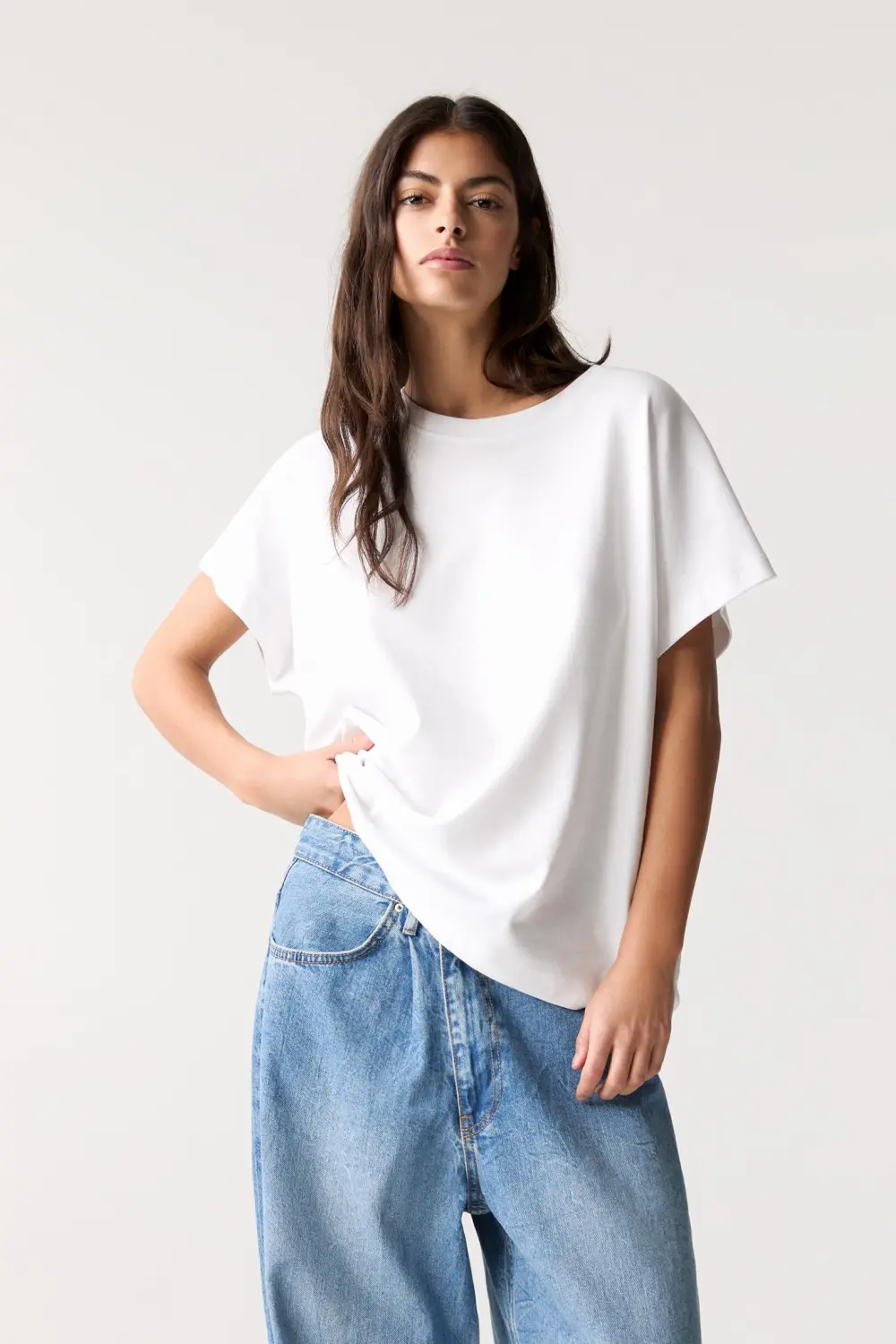 Camiseta manga entera oversize